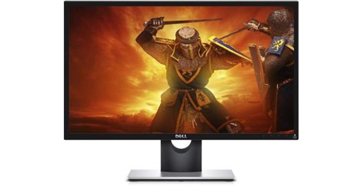 dell dual monitor computer system